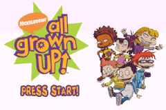 GBA Video All Grown Up Volume 1 screenshot 2 for GameBoy Advance